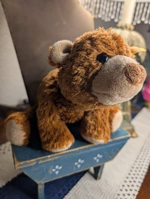 Rare Vintage Steiff Cosy Plush Bear #082115 Polyester Flat Lay Soft Brown Teddy - Thumbnail 3