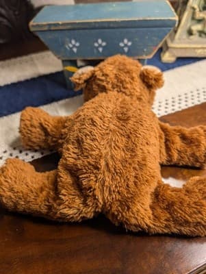 Rare Vintage Steiff Cosy Plush Bear #082115 Polyester Flat Lay Soft Brown Teddy - Thumbnail 7