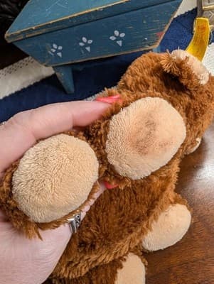 Rare Vintage Steiff Cosy Plush Bear #082115 Polyester Flat Lay Soft Brown Teddy - Thumbnail 9