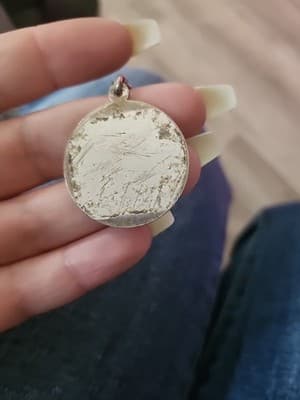 Gute Fahrt Vintage Alpaca German Silver Key Chain With Safety - Thumbnail 2