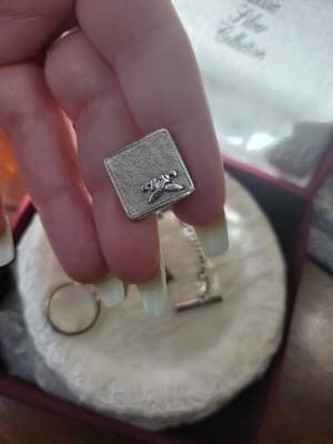 Single Mens Cuff Links And Tie Clips Swank And Others Tiger Eye - Thumbnail 7
