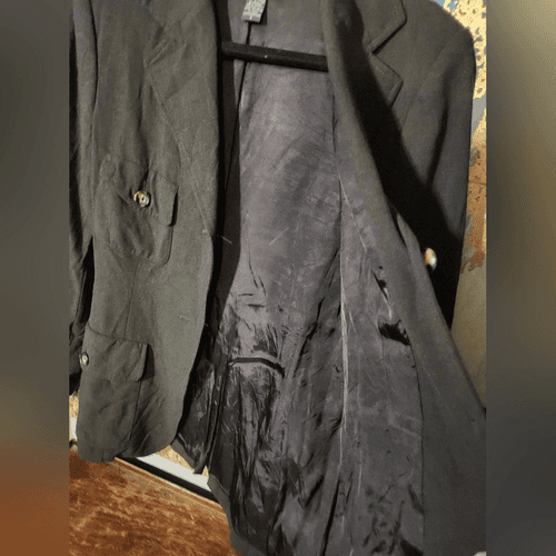 Banana Republic Stretch Made in Italy Brown Wool Jacket - Thumbnail 8