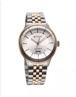 Titan Automatic Men's Watch Two-Tone Stainless Steel