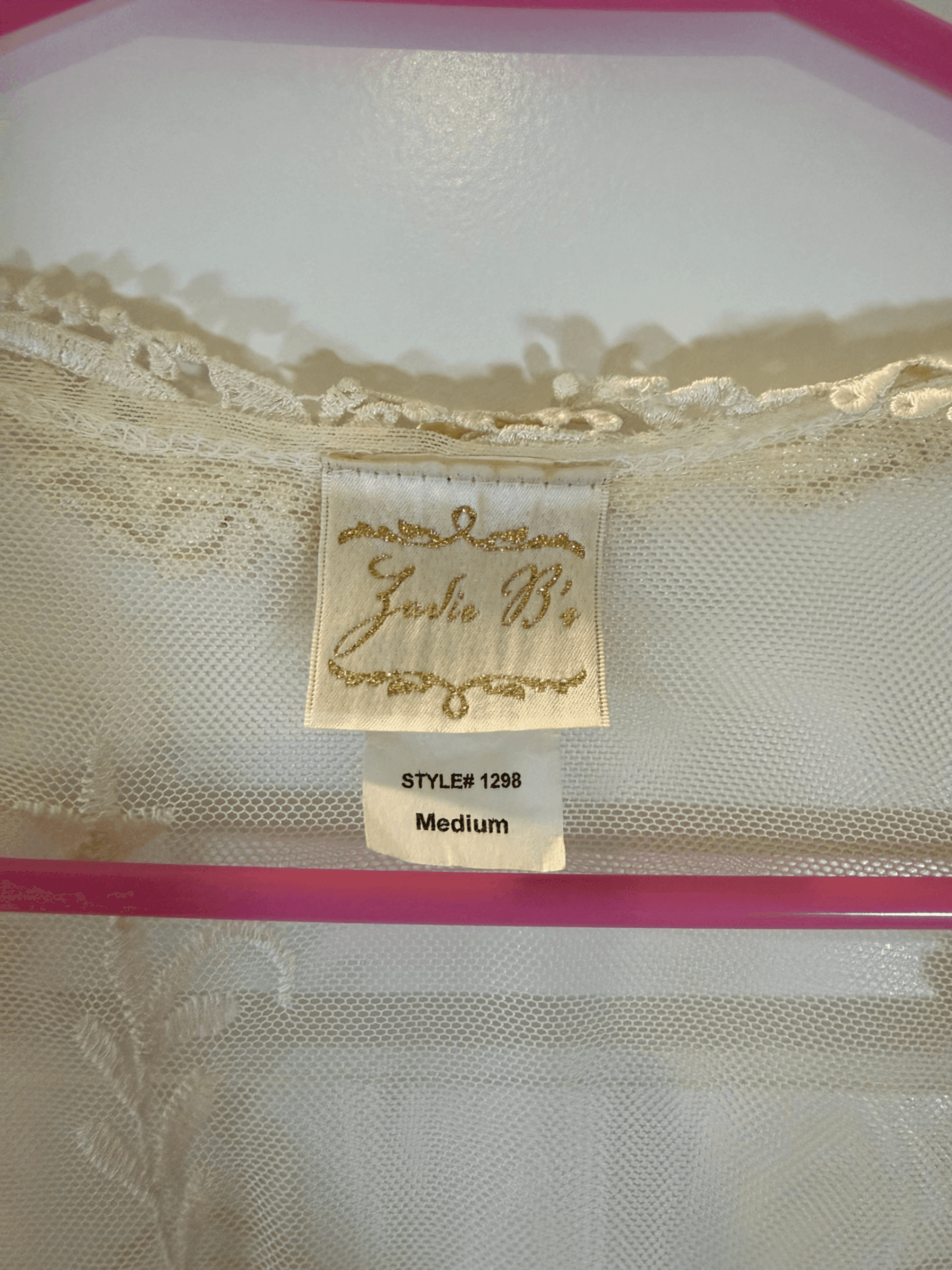 Jodie B Ivory Lace Cardigan