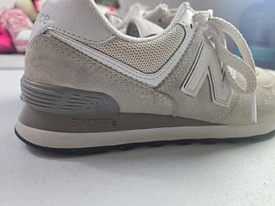 New Balance Shoe 574 Size 8 Core Classic Sneakers Qc574EVW Nimbus Cloud - Thumbnail 6