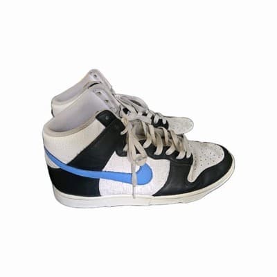 Nike Dunk High Retro EMB University Blue Black White FJ4210-001 Men's Size 9 - Thumbnail 6