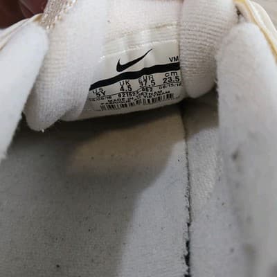 Size 5Y Nike Air Max 97 Triple White Wolf Gray - Thumbnail 8