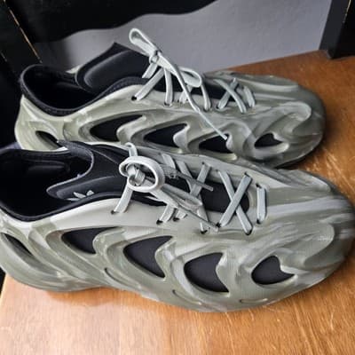 adidas adiFOM Q Olive Strata GW2218 Mens Colorblock EVA Athletic Sneakers Size9 - Thumbnail 2