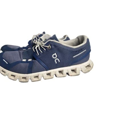 OnCloud Blue And White Running Shoes Size W8.5 Swiss Engineering - Thumbnail 2