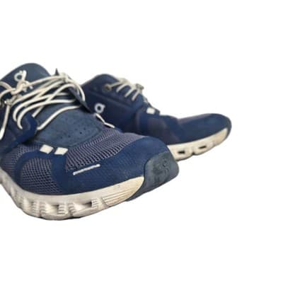 OnCloud Blue And White Running Shoes Size W8.5 Swiss Engineering - Thumbnail 4
