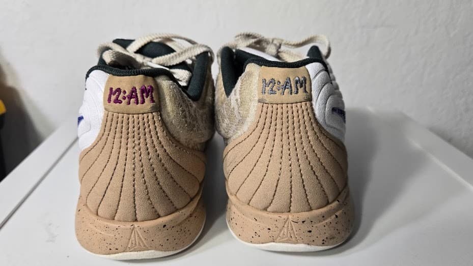 Nike JA 2 In The Woods Mens Size 8 White Blue Beige Athletic Basketball Shoes - Thumbnail 2