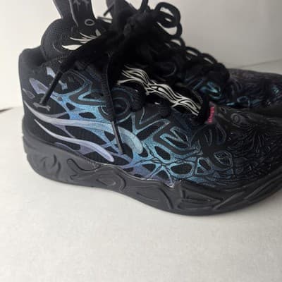 PUMA x LaMelo Ball MB 04 Reflections Black Ravish Size 12C Kids - Thumbnail 3