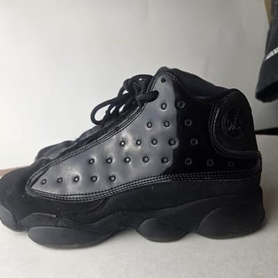 Size 6.5 Air Jordan 13 Retro Cap and Gown Sneakers Mens Patent Leather Triple - Thumbnail 8