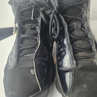 Size 6.5 Air Jordan 13 Retro Cap and Gown Sneakers Mens Patent Leather Triple - Thumbnail 4