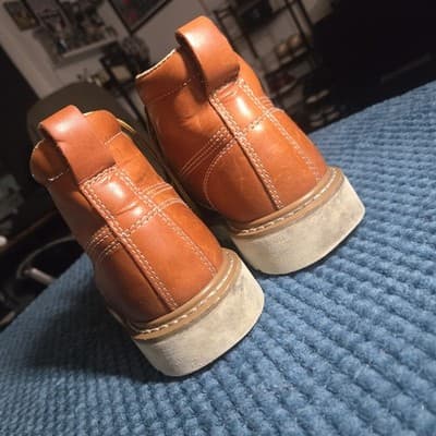 Golden Fox Moc Toe Wedge Genuine Leather Boots -Size: 6.5 Men Copper 6” 2020 US - Thumbnail 2