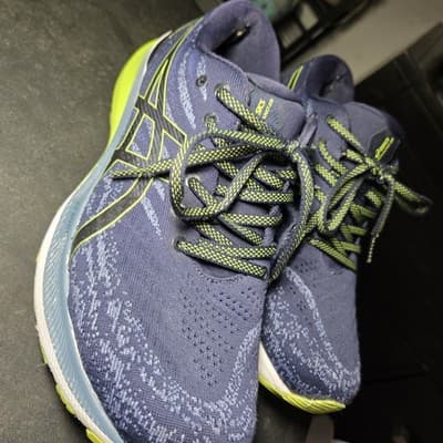 ASICS Gel-Kayano 29 Men's Running Shoes Navy Blue Lime Green Size 11.5 - Thumbnail 4
