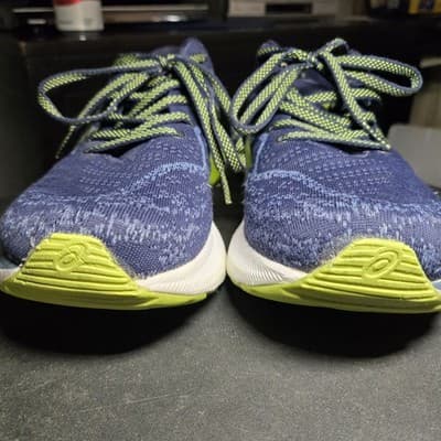 ASICS Gel-Kayano 29 Men's Running Shoes Navy Blue Lime Green Size 11.5 - Thumbnail 8