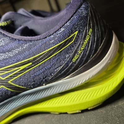 ASICS Gel-Kayano 29 Men's Running Shoes Navy Blue Lime Green Size 11.5 - Thumbnail 6