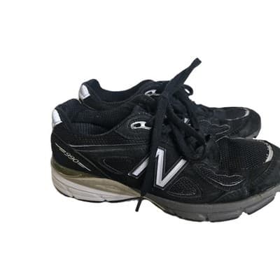 New Balance 990v4 Shoes Black Gray W990BK4 Training Sneakers Women’s US Sz 8 - Thumbnail 2