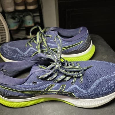 ASICS Gel-Kayano 29 Men's Running Shoes Navy Blue Lime Green Size 11.5 - Thumbnail 9