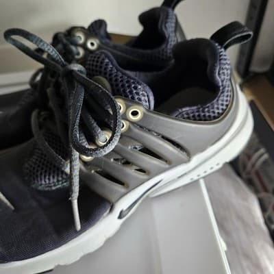 Nike Air Presto Youth Kids Size 5Y Shoes Gray Black Athletic Trainer Sneakers - Thumbnail 6