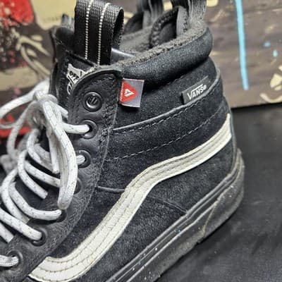 Vans Sk8-Hi MTE HydroGuard Black Women's 8 Mens 6.5 All Weather Skate Shoes - Thumbnail 5
