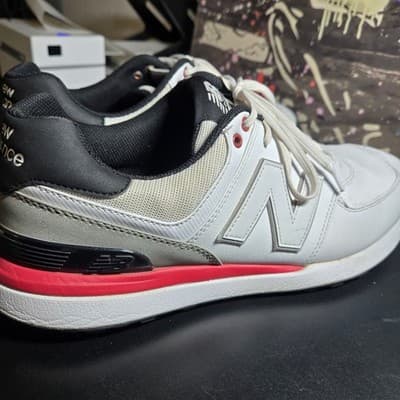 New Balance 574 Greens V2 Golf Mens Casual Shoes Running Premium Comfort Size 12 - Thumbnail 2