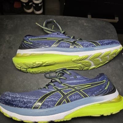 ASICS Gel-Kayano 29 Men's Running Shoes Navy Blue Lime Green Size 11.5 - Thumbnail 7