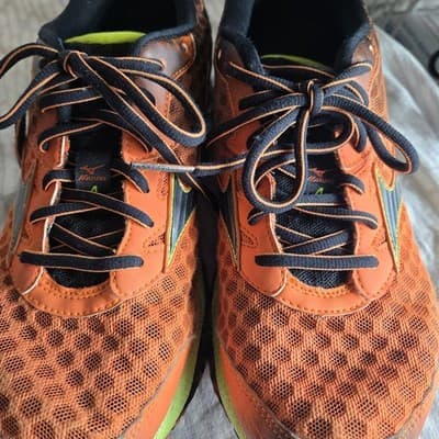 Mizuno Wave Creation 13 Women's Running Shoes US Size 6W Orange EUC - Thumbnail 5