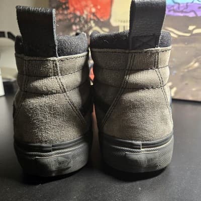 Vans Sk8-Hi MTE Sneaker Shoes Mens 5.5 Womens 7 Old Skool Denim Gray 721454 - Thumbnail 3