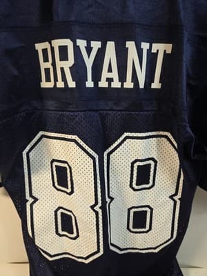 Dallas Cowboys 88 Dez Bryant Navy Blue NFL Football Jersey Men's Size S - Thumbnail 2