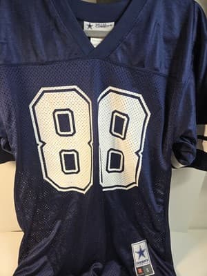 Dallas Cowboys 88 Dez Bryant Navy Blue NFL Football Jersey Men's Size S - Thumbnail 6