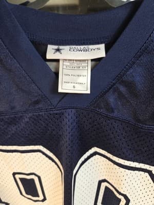 Dallas Cowboys 88 Dez Bryant Navy Blue NFL Football Jersey Men's Size S - Thumbnail 4