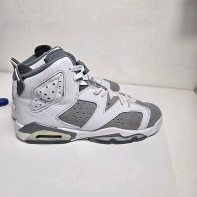 Nike Air Jordan 6 Retro Cool Grey White Mens Size 6YBasketball Shoe - Thumbnail 2