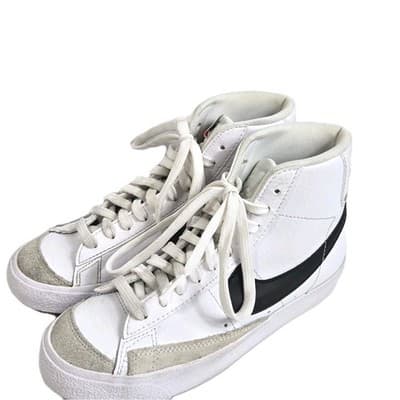 Nike Blazer Mid ‘77 GS DA4086-100 White/Black Youth 4Y Sneakers Shoes - Thumbnail 2