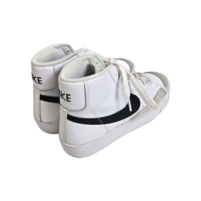 Nike Blazer Mid ‘77 GS DA4086-100 White/Black Youth 4Y Sneakers Shoes - Thumbnail 5