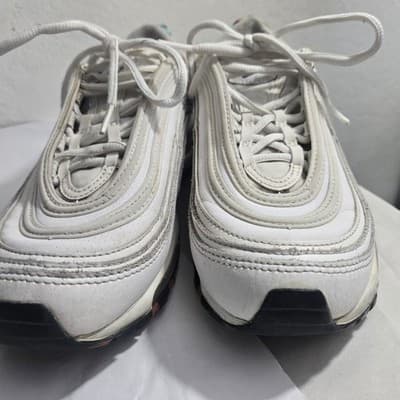Size 6.5 Nike Wmns Air Max 97 White Multi Women DH1592-100 - Thumbnail 4