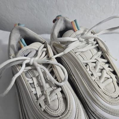 Size 6.5 Nike Wmns Air Max 97 White Multi Women DH1592-100 - Thumbnail 7