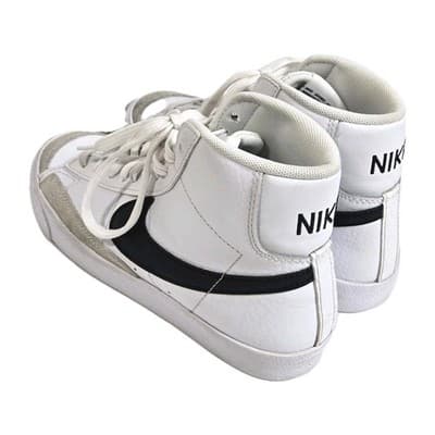 Nike Blazer Mid ‘77 GS DA4086-100 White/Black Youth 4Y Sneakers Shoes - Thumbnail 4
