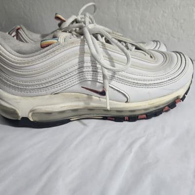 Size 6.5 Nike Wmns Air Max 97 White Multi Women DH1592-100 - Thumbnail 3