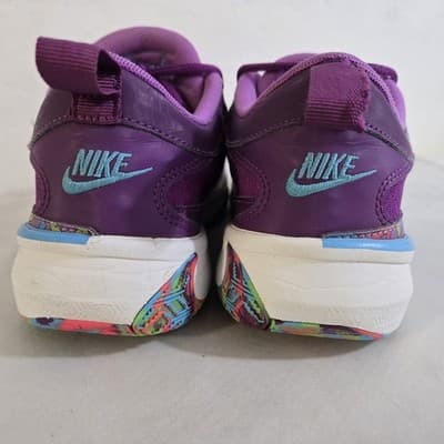 Nike Zoom Freak 5 GS Alphabet Bros Purple Basketball 4Y - Thumbnail 3
