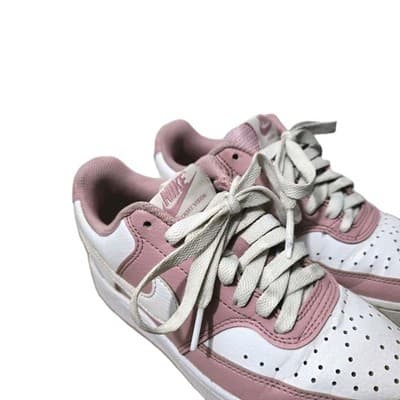 Nike Court Vision Women's Sneakers Size 6 Pink and White - Thumbnail 2