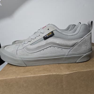 VANS Knu Skool Cordura Gray Suede Low-Top Lace Up Breathable Men's Size 11