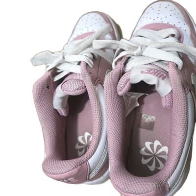 Nike Court Vision Women's Sneakers Size 6 Pink and White - Thumbnail 6
