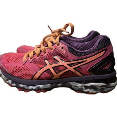 Asics GT 2000 Shoes Womens Size 5 Red Running Comfort Walking Gym Sneakers - Thumbnail 6