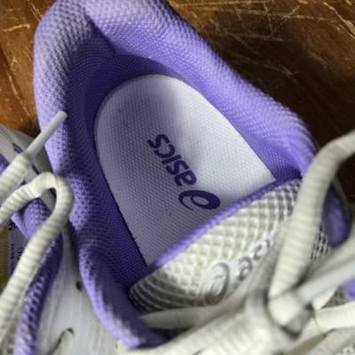 Asics GEL GAME 9 NEW Women's RUNNING Shoe Purple/White 8.5 - Thumbnail 8