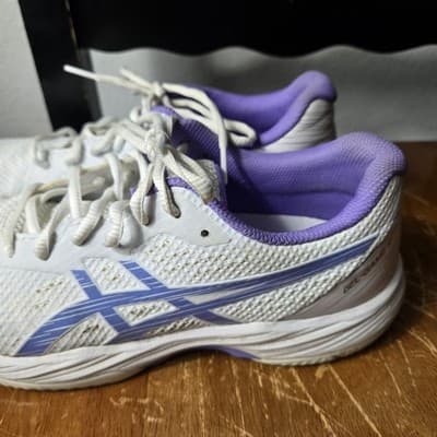 Asics GEL GAME 9 NEW Women's RUNNING Shoe Purple/White 8.5 - Thumbnail 4
