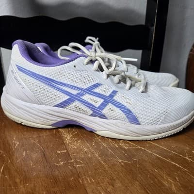 Asics GEL GAME 9 NEW Women's RUNNING Shoe Purple/White 8.5 - Thumbnail 5