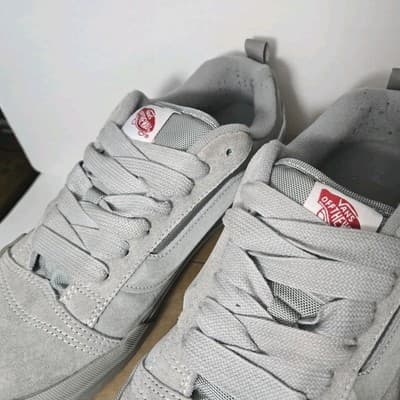 VANS Knu Skool Cordura Gray Suede Low-Top Lace Up Breathable Men's Size 11 - Thumbnail 3