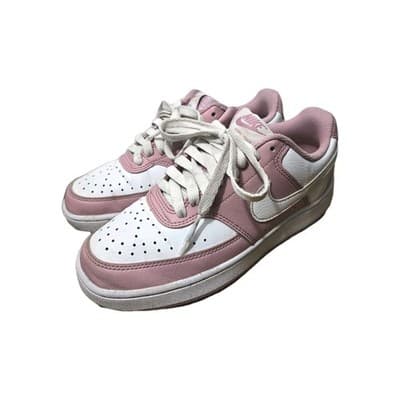 Nike Court Vision Women's Sneakers Size 6 Pink and White - Thumbnail 7